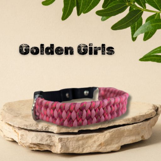 Golden Girls Paracord Dog Collar